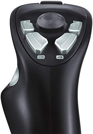 Bild 4 - Logitech G 942-000031 Extreme 3D Pro Joystick, Drehknopf Rudersteuerung, 12 Programmierbare Tasten, 8 Wege Rundblickschalter, Stabiler Sockel, Schnellfeuerauslöser, USB-Anschluss, PC, Schwarz/Silber