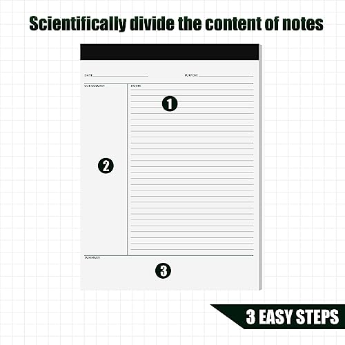 Bloc-notes ligné blanc PerKoop pour ne plus manquer d'espace au bureau - 5