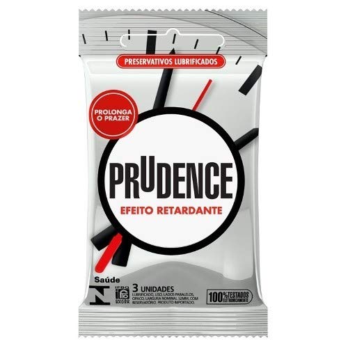 Preservativo Prudence Prolonga O Prazer Retardante - 3 Unidades