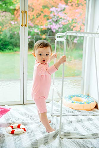Image of VAENAIT BABY Girls One-Piece Swimsuit, UPF 50+ Long Sleeve Rash Guard, Ruffle Swimwear Infant & Toddler for 0-2 Years