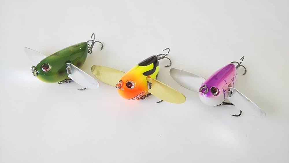 Amazon.co.jp: ノイジー 3色 セット 12.5g 6cm トップウォーター