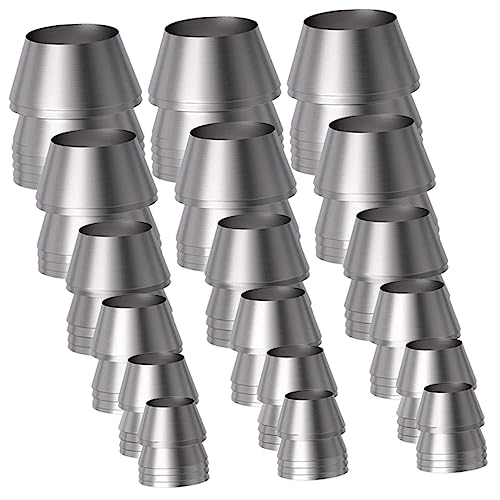 BUTIFULSIC 18pcs Hammer Handle Wedge Iron Wedge Fuel Tank Grommet Wedge for Handle Splitting Wedge Metal Wedge for Hammer Reinforcing Wedge Hammer Installation Accessories