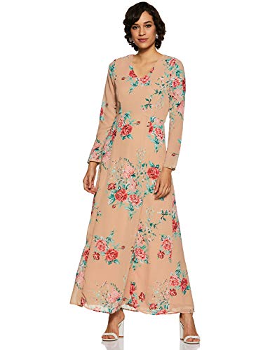 Image of Harpa Women's Synthetic A-Line Maxi Dress