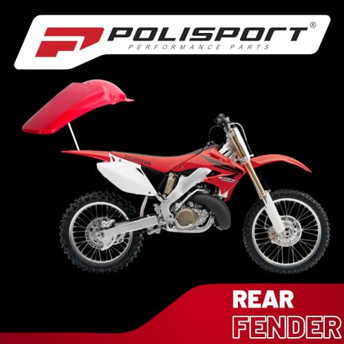 Polisport Parafango Posteriore – Rosso, Colore: Rosso 856060009 - 5