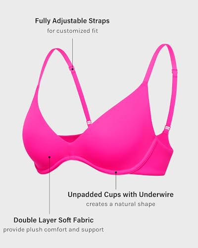 Image of INLYRIC Women's Inbarely Plus Plunge Bra - Unlined Underwire Sexy Demi Balconette Bras