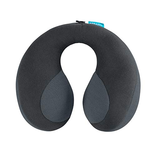 APRAMO Almohada de viaje para niños cuello cabeza apoyo almohada ergonómica para coche avión viajes largos (gris) Cover