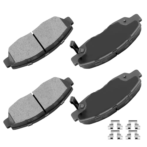 cciyu D465 Brake Pads w/Hardware Front Disc Brake Pad Set