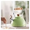 BMPAALN Whistling Tea Kettle,Tea Kettle Stovetop, Stove Top Whistling Tea Kettle Teakettle Teapot Ergonomically Designed Handle Effectively Reduces Safety Hazards #4