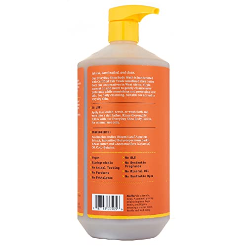 Alaffia S505 Everyday Shea Body Wash, Naturally Moisturizing Cleanser For All Skin Types With Fair Trade Shea Butter thumb #1