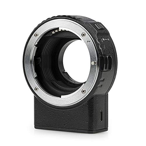Viltrox NF-M1 Adaptateur de Monture d'objectif à Mise au Point Automatique Prise en Charge de la Transmission VR EXIF Compatible avec l'objectif à Monture Nikon F et Micro Four Thirds (MFT, M4 / 3)