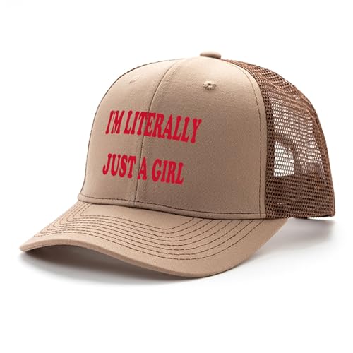 I'm Literallys Just A Girls Mens Ball Caps Low Hat for Men Adjustable Cap Visor Hat2