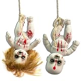 Schreckliches Design: Diese gruseligen Puppen sollen Ihrem Halloween -Setup eine wirklich schreckliche Atmosphäre verleihen..Die Zombies von Jungen und Mädchen enthalten realistische, blutige Details und heimgesuchte Ausdrücke, die mit Sicherheit die Rücken eines jeden in die Nähe bringen werden.
