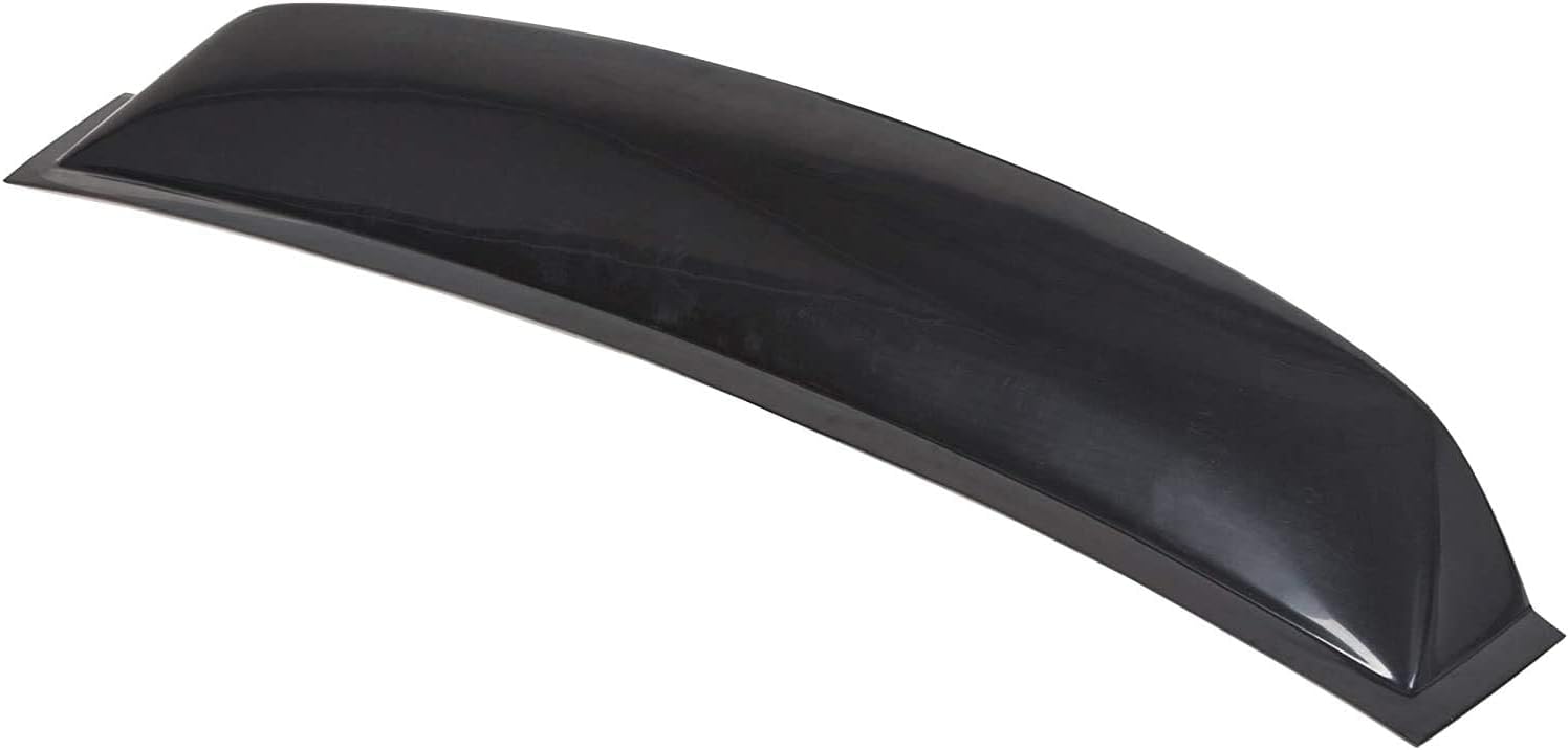 HECASA Roof Spoiler Compatible with 2006-2015 Honda Civic 4DR Sedan Black Rear Window Visor Roof Lip Spoiler Wing