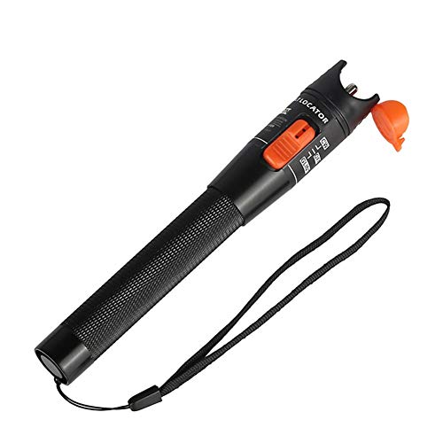 10mW Visual Fault Locator,10KM Fiber Optic Cable Tester Meter with 2.5 mm Universal Connector FC/SC/ST Adapter Pen for CATV Telecommunications Engineering Maintenance