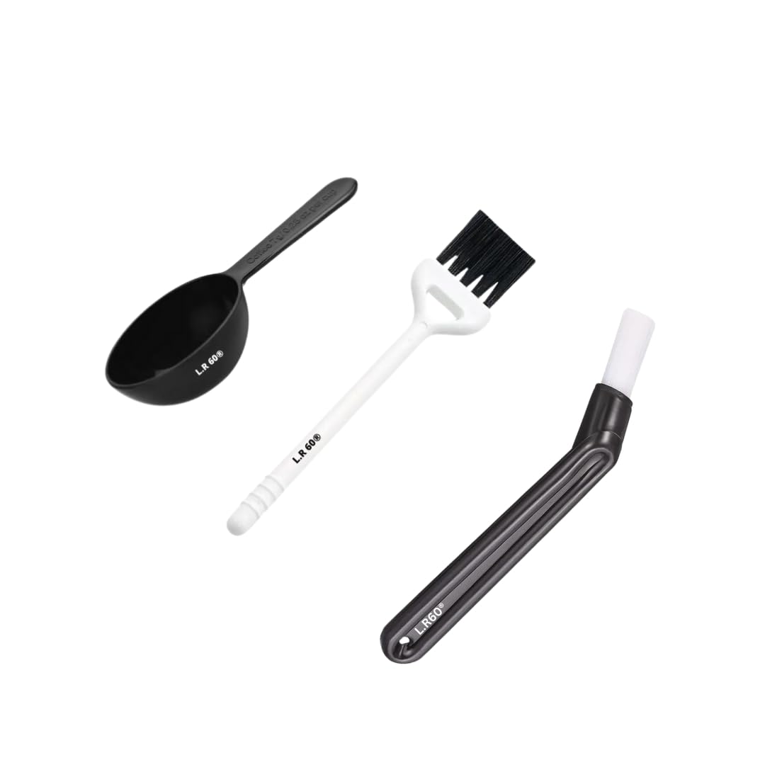 LR60™ coffee machine cleaning brush, coffee Cleaning Brush, Coffee Powder Spoon.