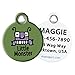 Dog Tag Art Little Monster Personalized Pet ID Tag for Dogs and Cats, Silent Nametag - Small .875