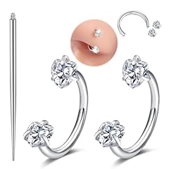 B1- Heart zircon -silver