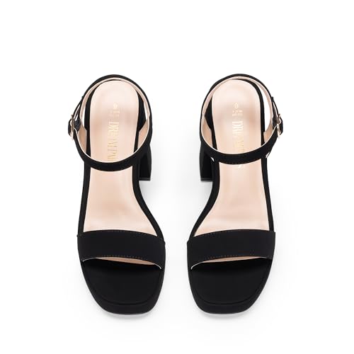 Image of DREAM PAIRS Heels for Women Block Chunky Platform Sandal