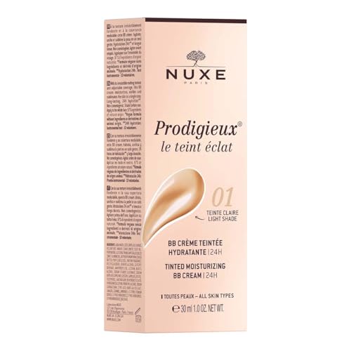 Nuxe Prodigieux Le Teint Eclat BB Cream Farbcreme, feuchtigkeitsspendend, TonalitĂ Chiara, 30 ml