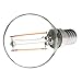 HERO-LED S11-DS-2W-WW27 Dimmable S11 E14 European Candelabra Base 2W LED Vintage Antique Filament Bulb, 25W Equivalent, Warm White 2700K, 4-Pack [Attention E14 Base]