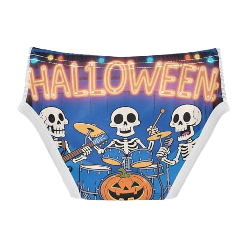 visesunny Boys Cotton Underwear Skull's Concert Printed Toddler Soft Training Briefs Size 2T-8Y for Kids2