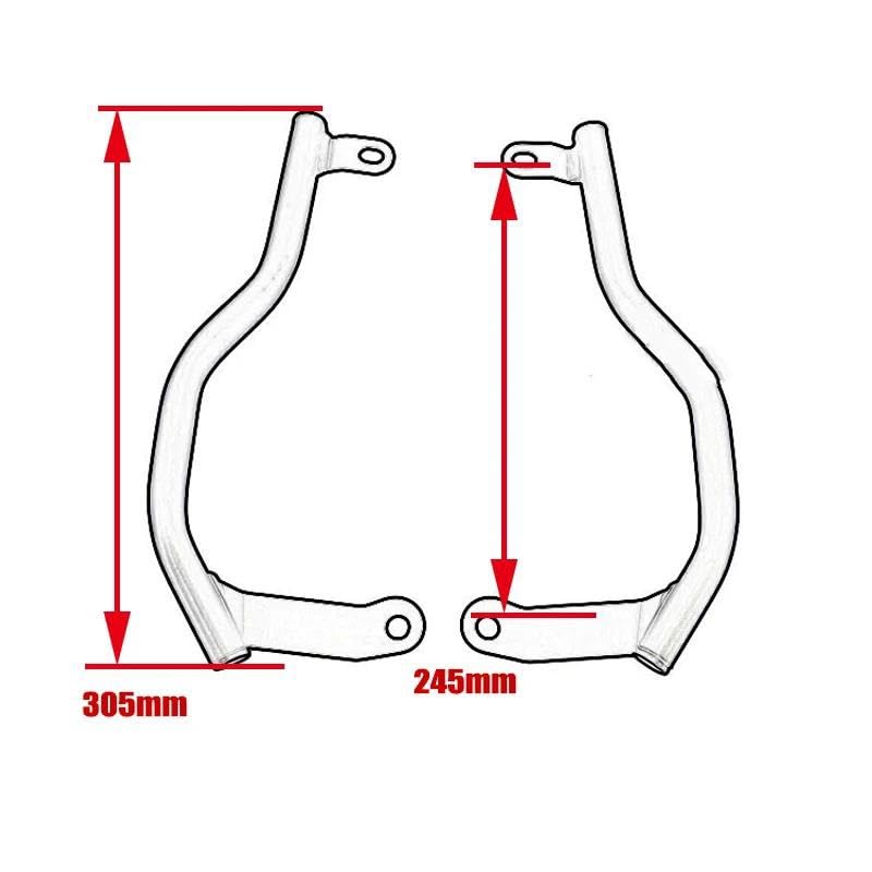 Asideros traseros CFMOTO 450MT MT450 2024 2025 barras sujeción motocicleta 2