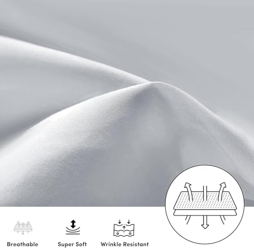 Image of Travel Pillow Case 12x18 Size Pack of 2 Pieces 100% Egyptian Cotton Zipper Closure 500 Thread Count Toddler Pillowcase Fits Up to 12x18, 12x16 or 11x15 Silver Grey