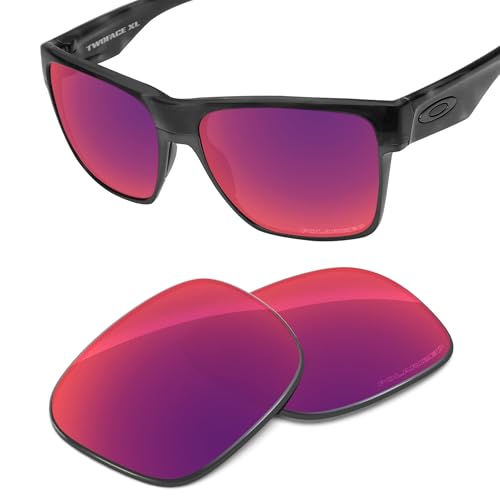 Image of Performance Replacement Lenses Compatible with Oakley TwoFace XL OO9350 Polarized Etched-Midnight Nova