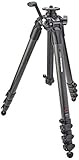 Manfrotto 057 Carbon Fiber 4-Section Geared Tripod (MT057C4-G),Black