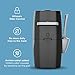 Litter Genie Plus Pail (Black) | Cat Litter Box Waste Disposal System for Odor Control | Includes 1 Square Refill Bag