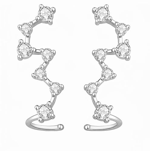 Hedywei Donna Climber Orecchini in Argento