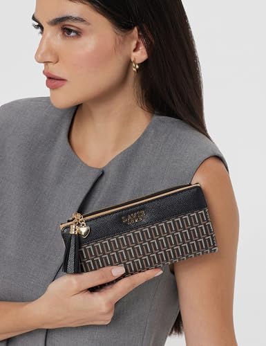 Image of Lavie Luxe Women's Mono Safain25 Bifold Zip Wallet |Gift For Ladies