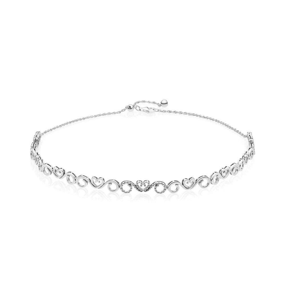 Collier de Coeurs Brillants en Argent 925 Sterling de Qualité Joaillerie - 2