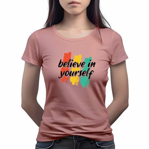 Image of XENOVAURBAN Women's 100% Cotton Printed Regular fit Round Neck T-Shirt WMN-05
