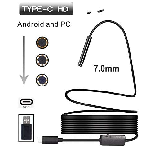 USB Type C Inspection Endoscope Camera HD 720P