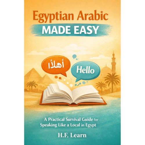 Egyptian Arabic Made Easy Audiolibro Por H.F Learn arte de portada