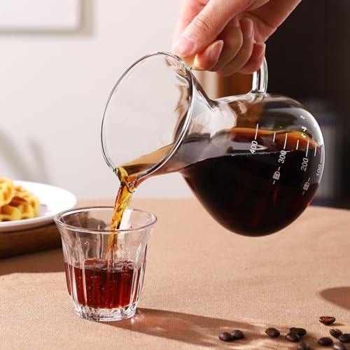 Cafeteira para derramar – gotejador de café Bincoo Pour Over, jarra de vidro borossilicato e filtro