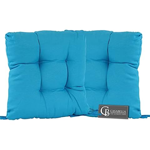 CB CASABELLA Pack of 4 Luxury Chunky Thick Chair Cushions Seat Pads Cover