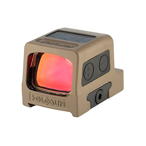 Image of HOLOSUN 509T-X2 Series Reflex Sight -Shake-Awake Parallax-Free Enclosed LED Sight with Multiple Reticle System - RMR Adapter Included- Red, Green, Gold Options