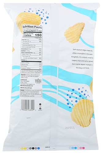 Image of 365 by Whole Foods Market Rippled Sea Salt Potato Chips, 10 OZ