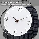 Dankeit Wall Clock, Decorative Wall Clocks,Silent Non-Ticking Quality Quartz Wall Clock Battery Operated,Large Wall Clock for Living Room,Kitchen,Home,Bathroom,Bedroom Wall Decor,14.5x16inch