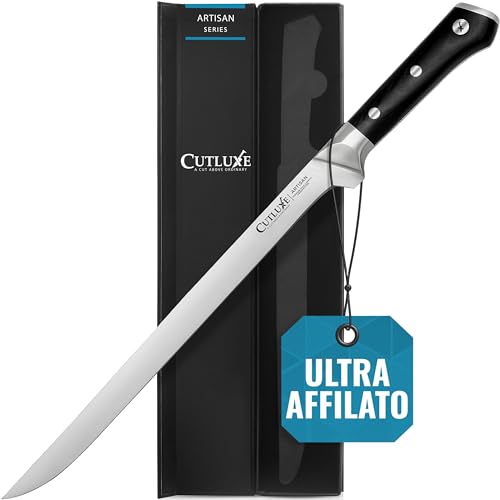 Arcos Serie Atlantico - Spelucchino Coltello per sbucciare - Lama Acciaio Inossidabile Nitrum 75 mm - Manico Legno Palissandro Colore Marrone