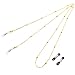 Kalevel Eyeglass Chain Beaded Glasses Sunglasses Chain Eyeglass Chains and Cords For Women Gold