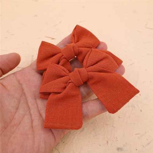 50% Off Cute Sailor Bow Hair Clips for Baby Girls - 6 Pcs