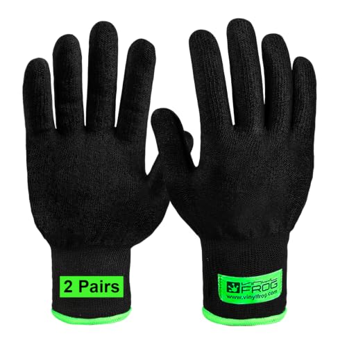 VINYL FROG Vinyl Wrap Gloves for Car Wrapping 2 Pairs...