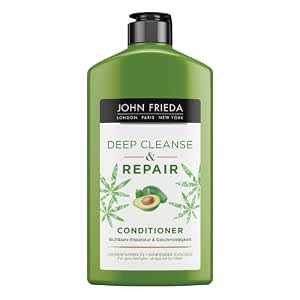 John Frieda Deep Cleanse & Repair Conditioner – Intensive Pflege Mit Hanfsamen- Und Avocadoöl