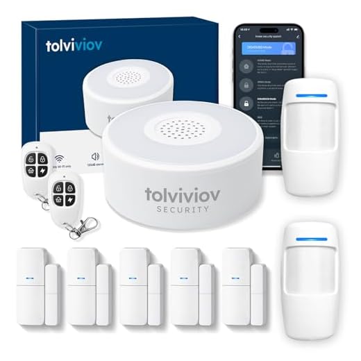 tolviviov Wireless DIY Home Alarm Kit