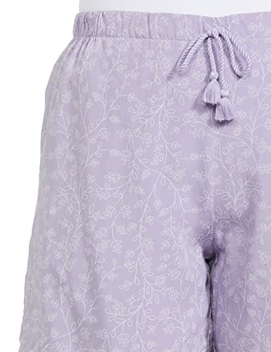 Image of Van Heusen Women's Cotton Lounge Shorts | Lightweight | Breathable Cotton | Relaxed fit | Printed | Comfortable Everyday Wear | Style 55501|Available in Pack of 1 & 2