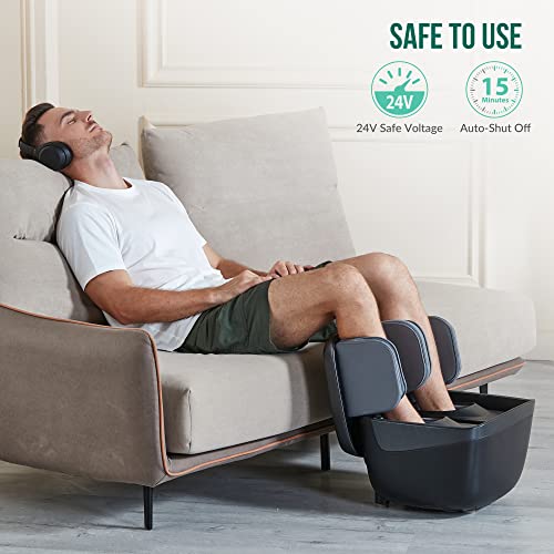 Snailax SL-K68 Shiatsu Foot Massager With Heat, Ottoman Rest, Foot Calf Massage Machine thumb #7