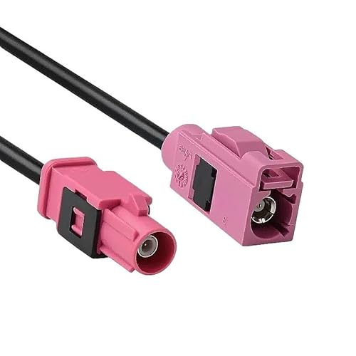 QYZLVCES(���X) FAKRA �I�X-���X �o�b�N�J�����r�f�I�P�[�u���A�_�v�^�[ SYWV50-2/RTK031 �����P�[�u�� FAKRA ABCDEFGHIKZ �R�l�N�^(FAKRA M -FAKRA F H,20CM)